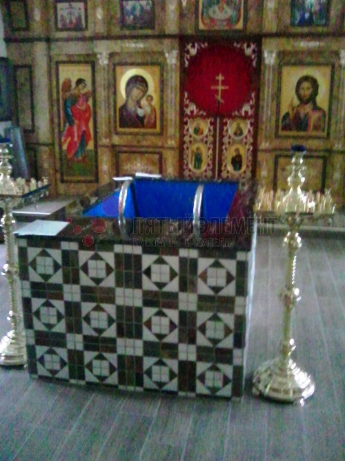 Купель для Знаменского храма д. Марьино Красногорского района Московской области